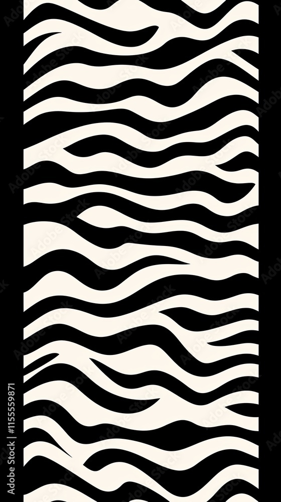 Poster abstract zebra stripe pattern design background