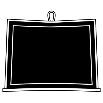 recommend clip art: Blackboard black Vector Design