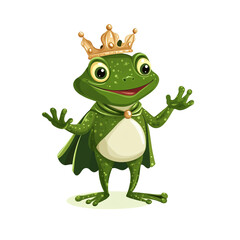 The Majestic Frog King in his Golden Crown