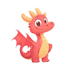 Adorable Baby Dragon Illustration