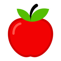 red apple icon design