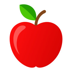 red apple icon design