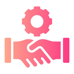 gear gradient icon