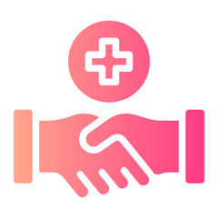medical gradient icon