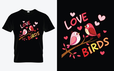 Valentine's Day t-shirt design template 2025