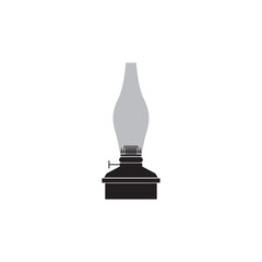 LANTERN OIL LAMP SILHOUETTE ICON