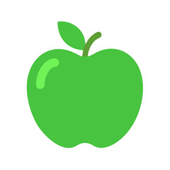 green-apple icon design