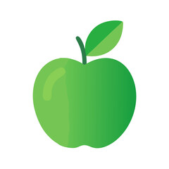 green-apple icon design