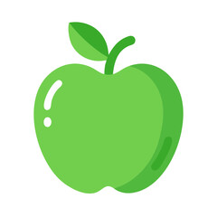 green-apple icon design