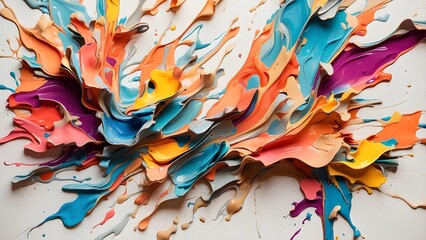 The paint look very beautiful bunt, farbe, kunst, dekor, anmalen, dekoration, party, papier, konfetti, gelb, geburtstag, beschaffenheit, süßigkeiten, feier, büro, farbe, design