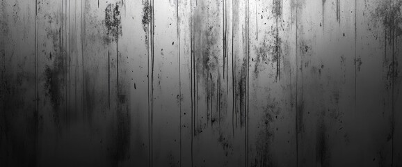 Abstract grayscale image of textured, vertical lines, grunge style background.
