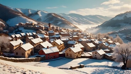 landscape in the mountains