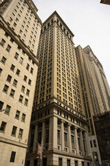 Equitable Building facade and exterior in the Financial District, Manhattan