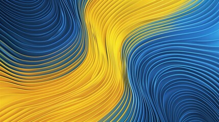 Abstract background modern hipster futuristic graphic. Yellow background with stripes. Vector abstract background texture design, bright poster, banner yellow and blue background