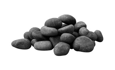 Stack of rock isolated