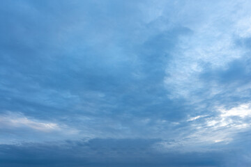 Obraz premium Blue Sky Cloudy Day Nature Background Overcast Atmospheric Serenity Heaven