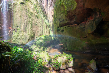 Fototapeta premium View of Enchanted Canyon at Serras Gerais - Almas, Tocantins
