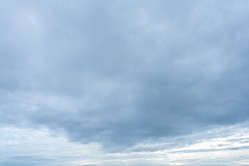 Overcast Sky Cloudy Day Gray Clouds Atmospheric Background Nature Texture