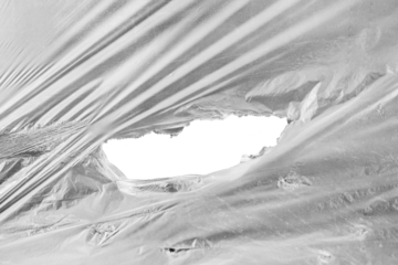 Hole plastic texture copy space