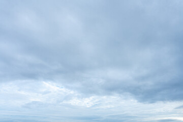 Overcast Sky Light Blue Clouds Cloudy Day Nature Background