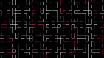 abstract background with a grid, Geometric random lines pattern