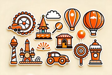 birthday card with birthday cake , birthday party design