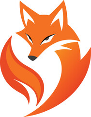 red fox logo illustration