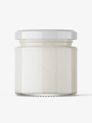 cosmetic and food jar mockup