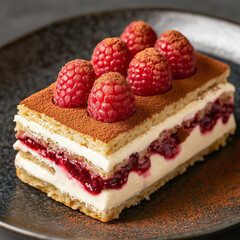  Raspberry Spekulatius Tiramisu with Layers of Spiced Ladyfingers