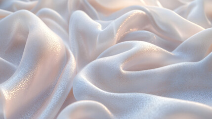 Shimmering Pearlescent Fabric Texture in Pale Tones [with spaces]