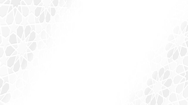 islamic background geometric pattern loop animation ramadan kareem banner eid mubarak video