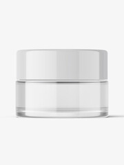 cosmetic and food jar mockup