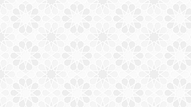 islamic ornamental arabic pattern background loop animation ramadan kareem banner eid mubarak video