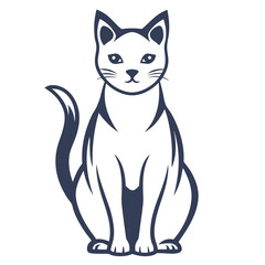 Fototapeta premium Cat Mascot logo vector on white background