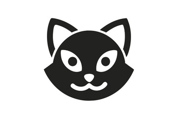 Cat Mascot logo vector on white background