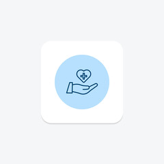 Fototapeta premium Health Care pentaglow , vector, pixel perfect, illustrator file