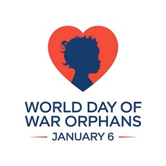 Obraz premium world war orphans day, Poster, Banner, Story, war orphans day. Social Media Poster. 