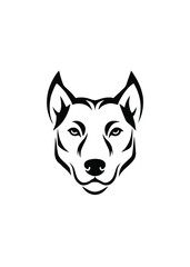 Dog Mascot logo vector