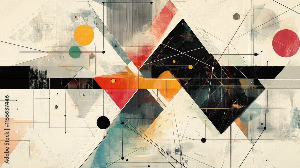 Poster hologram pallet. pallet made of polygons, triangles, dots, and lines. low-poly pallet structure of c