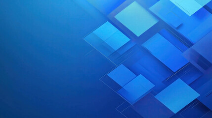 Futuristic blue panels expanding in technological network