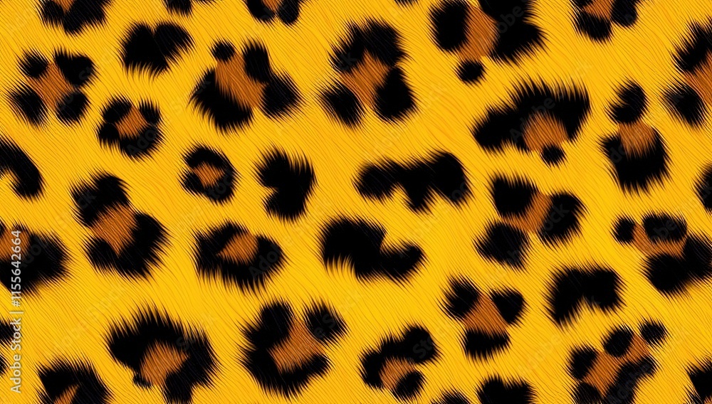 Poster panther pattern texture