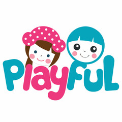 t shirt design of Playful