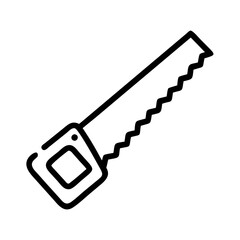 hand saw icon design