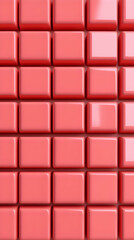 Coral 3D Blocks Background