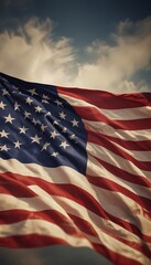 Obraz premium United states of America flag