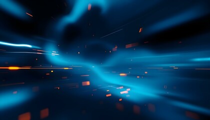 Graphic Silhouettes with Motion Blur Effect