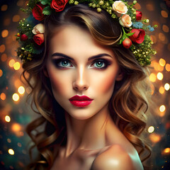 Fototapeta premium photo shoot beauty effect