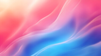 Obraz premium Abstract Pink and Blue Wave Background Design