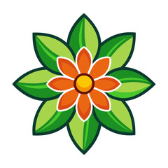 flower icon design