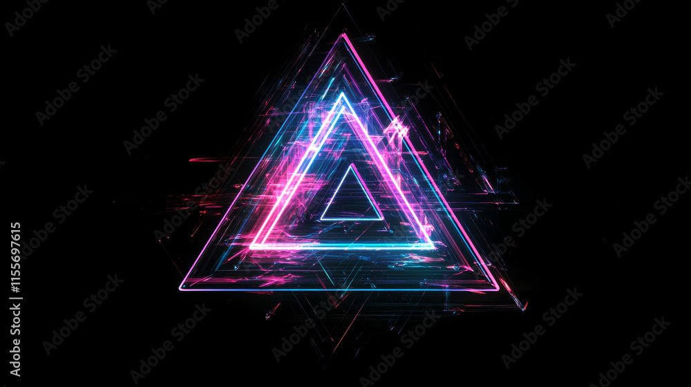 Poster the hologram is a tick. a checkmark of polygons, triangles of points and lines. check mark icon low-